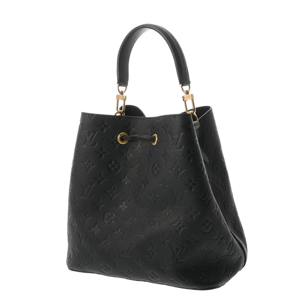 Louis Vuitton Black Bag Shoulder Noir Empreinte NeoNoe Leather